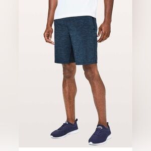 Lululemon T.H.E License To Train Lined Shorts Men's Size XL Blue LM7AAUS
